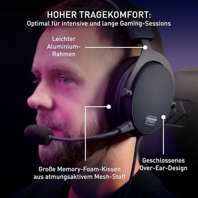 Detalle de Xtrfy H2 Profi Gaming-Headset 53 mm