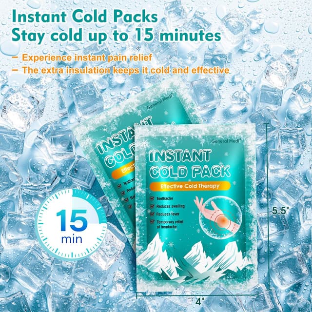 Detalle 2 de Instant Ice Cold Pack 10x14cm, Set of 50