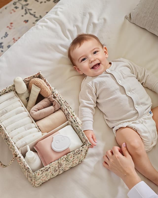 Thumbnail 5 de Blissful Diary Diaper Caddy Organizer