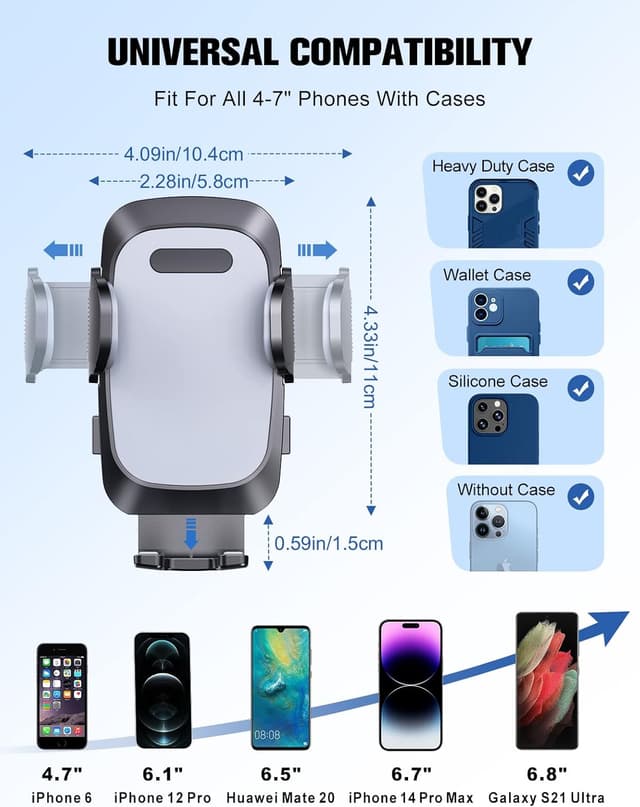 Thumbnail 6 de Mohard Phone Holder for Cars 360° Rotation