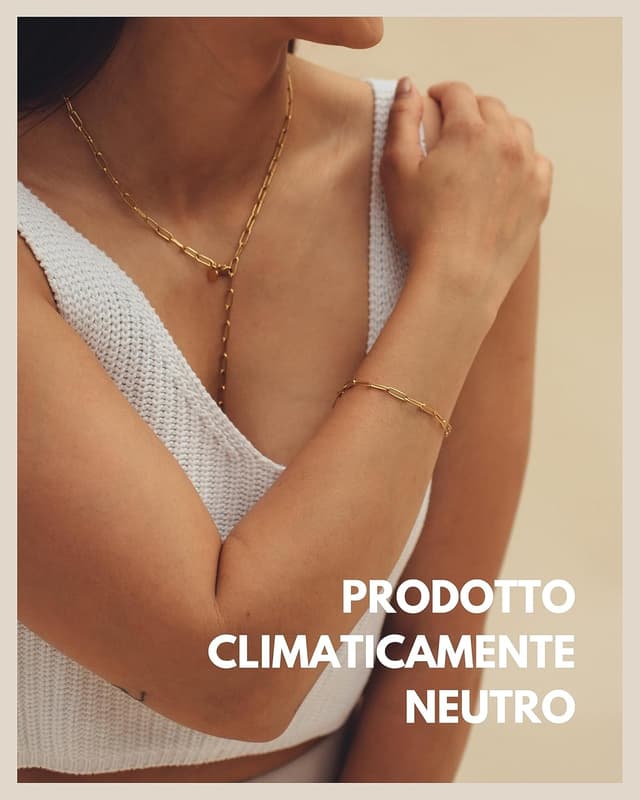 Detalle de Bracciale a maglie GD GOOD.designs EST. 2015 in acciaio inossidabile 316L, regolabile fino a circa 21 cm