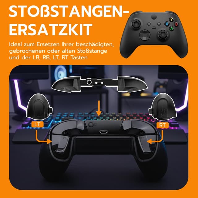 Detalle 2 de Mcbazel Xbox LB RB LT RT Bumper-Buttons