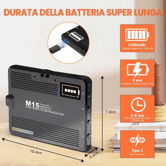 Thumbnail 5 de Etentous M15 Luz Selfie 72 LEDs