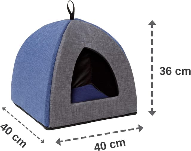 Thumbnail 3 de Baroni Home Lettino Cuccia Piramide 40x40x36 cm 🐾