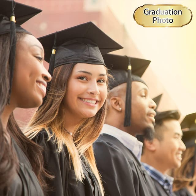 Thumbnail 5 de BOOSHMall Bachelor-Hut mit Quaste – verstellbare Abschlusskappe für Uni, Hochschule, Abitur & Promotion