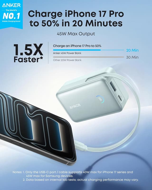 Detalle 2 de Anker Nano Power Bank 10,000mAh