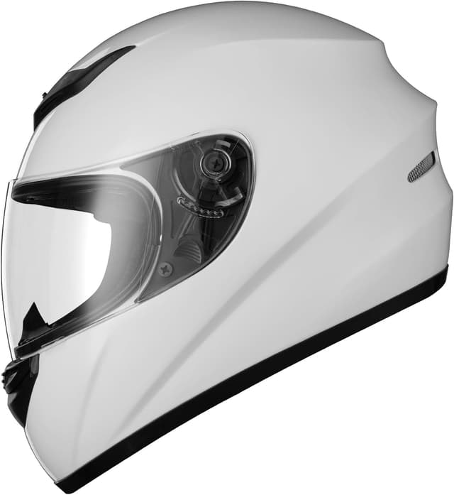 Detalle de Favoto Casco moto integrale per adulti XL (61 cm) bianco approvato ECE 22.06