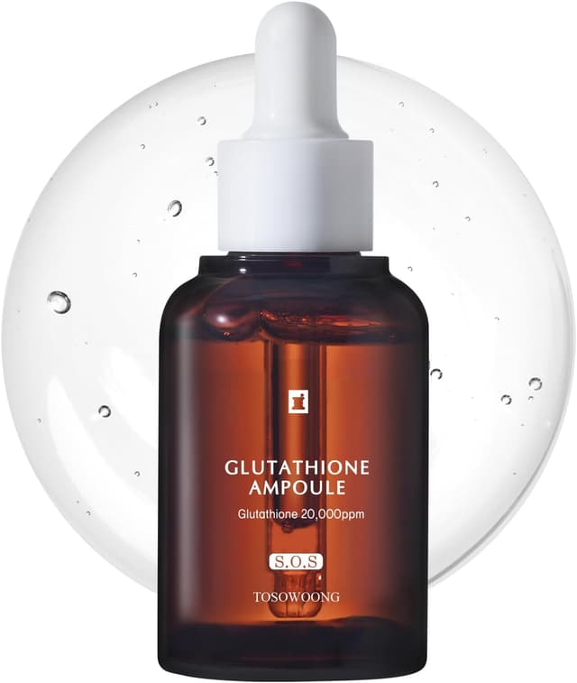 Detalle de TOSOWOONG Glutathione Serum al 99% con 20.000 ppm, niacinamide e acido ialuronico (30 ml)