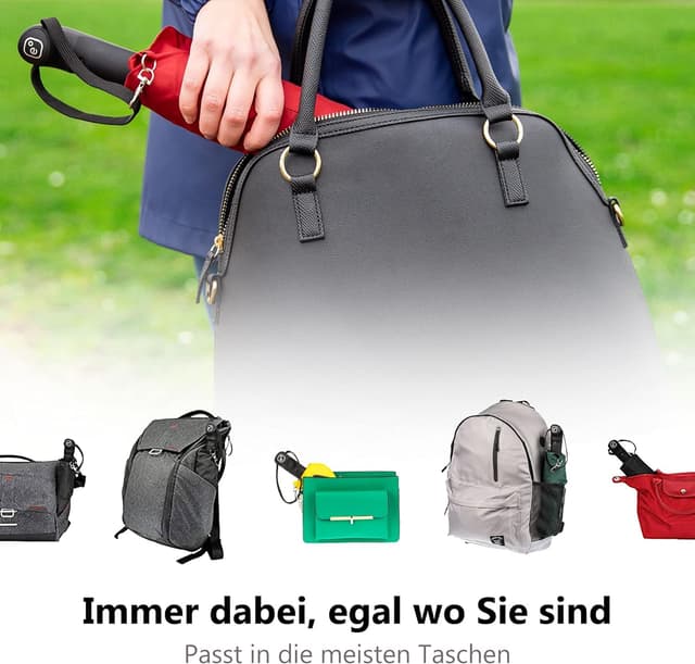 Detalle 2 de Ergonauts Reise-Regenschirm mit 460 g