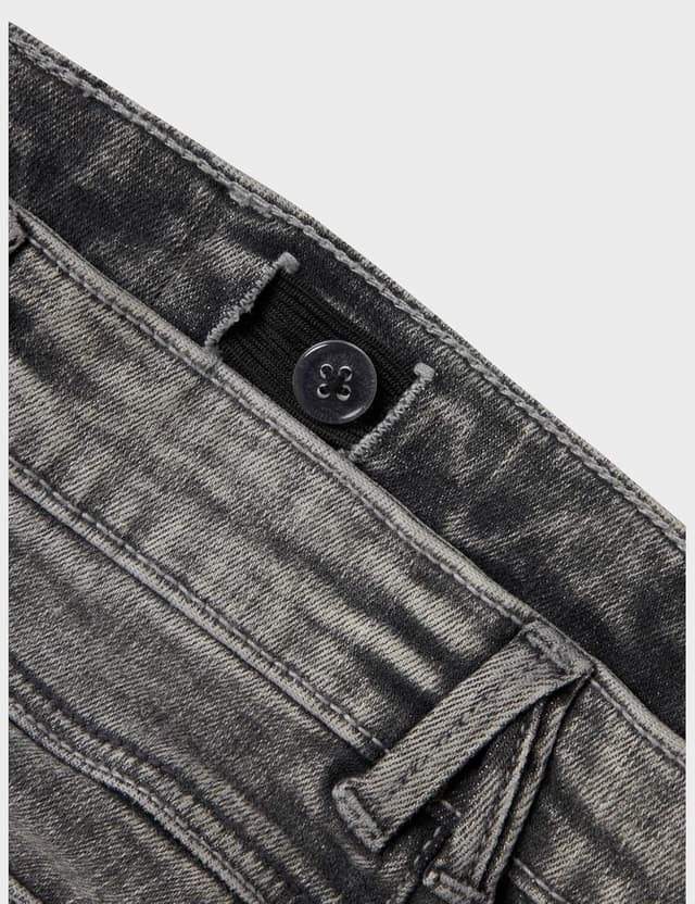 Detalle de NAME IT Girl Jeans Bootcut – Kinder-Jeans mit verstellbarem Bund und Bootcut-Passform