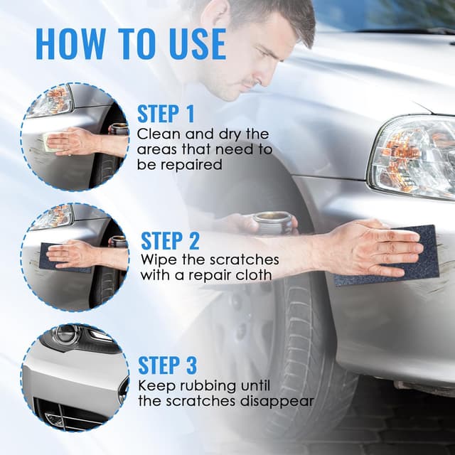 Thumbnail 5 de EHIOG Nano Kratzerentferner Tücher 8 Stück