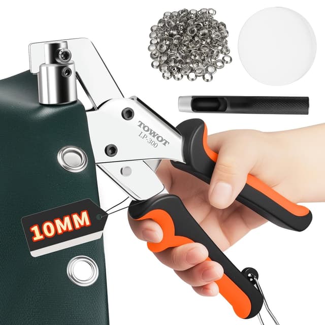 Detalle de TOWOT eyelet punch kit 500 pcs 10mm