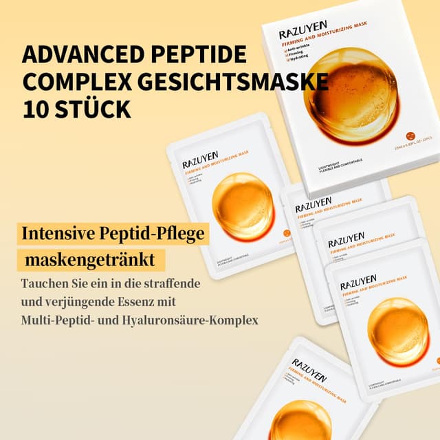 Detalle 2 de RAZU YEN Anti-Age Maske 10 Stück