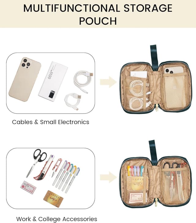 Thumbnail 6 de LOVEVOOK Borsa università donna grande con tracolla rimovibile e protezione per laptop e iPad