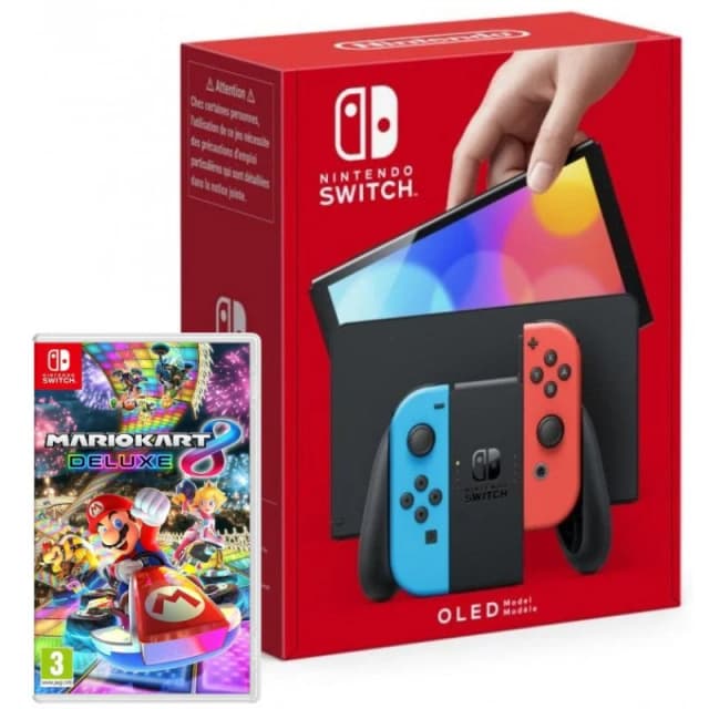 Imagen de Nintendo Switch OLED Azul Neón/Rojo Neón 7" en OfertitasTOP