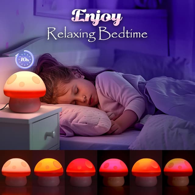 Detalle 2 de Veilleuse projecteur Licorne 4 en 1 pour enfants