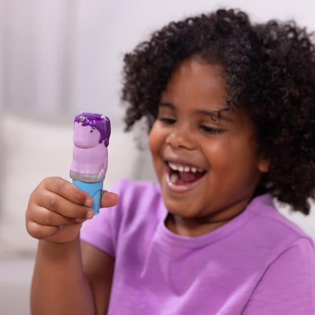 Detalle de Melissa & Doug Sticker Wow 24-seitiger Aktivitätenblock mit Aufkleberstempeln (Glitzer-Einhorn) – 300 Sticker