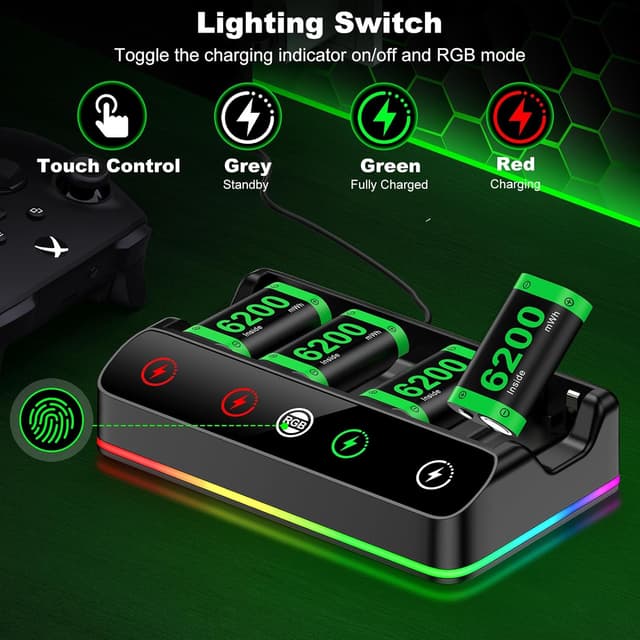 Thumbnail 4 de Xbox One/Series Rechargeable Battery Pack 6200mWh