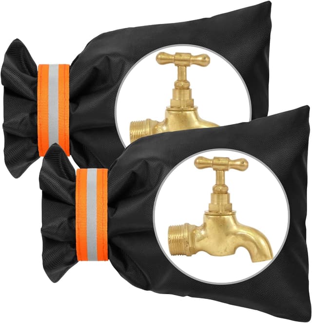 Imagen de Vicloon Protezione per rubinetto 2 pezzi arancio/nero 🚰 en OfertitasTOP