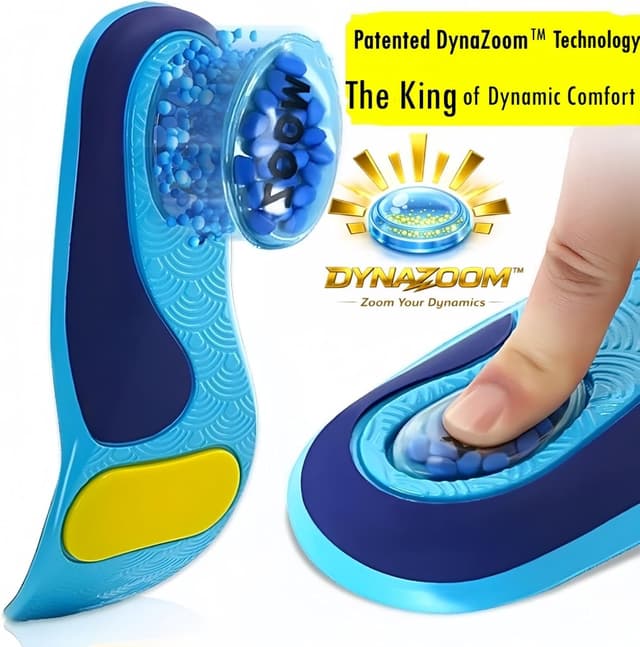 Detalle de Goofort DynaZoom™ Arch Support Gel Insoles with Air-Chamber Cushioning for Heel Pain & Plantar Fasciitis