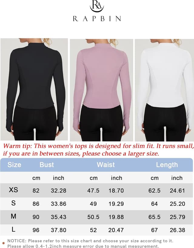 Thumbnail 3 de Rapbin Damen Laufjacke atmungsaktiv Langarm