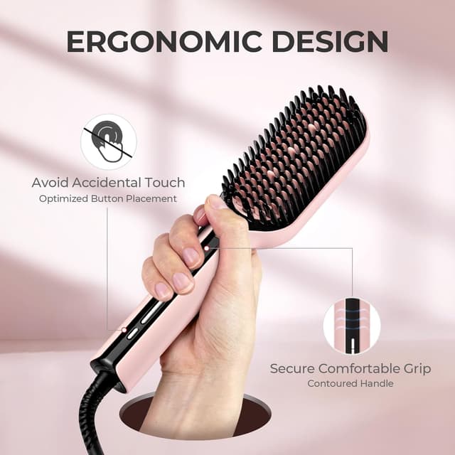 Thumbnail 5 de TYMO Ionic Plus Hair Straightener Brush 16 Temps