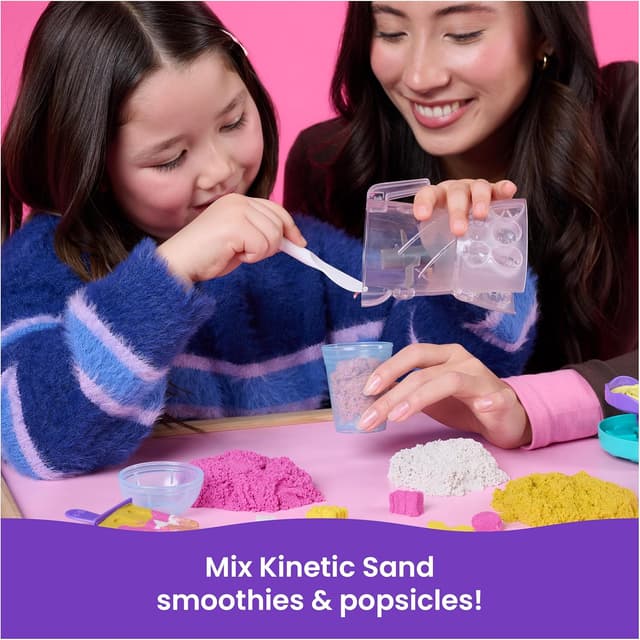 Detalle de Kinetic Sand Smoothie Mixer Playset 14 oz