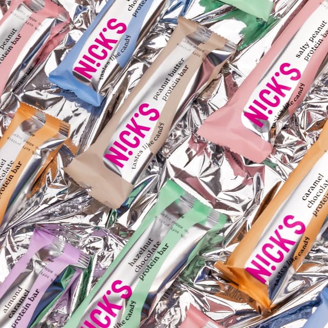 Thumbnail 5 de NICKS Protein Riegel Karamell Schokolade 12×50g 🍫