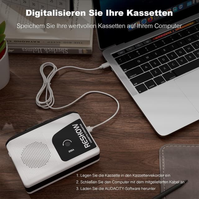 Thumbnail 2 de Reshow Lettore a cassette portatile 📼