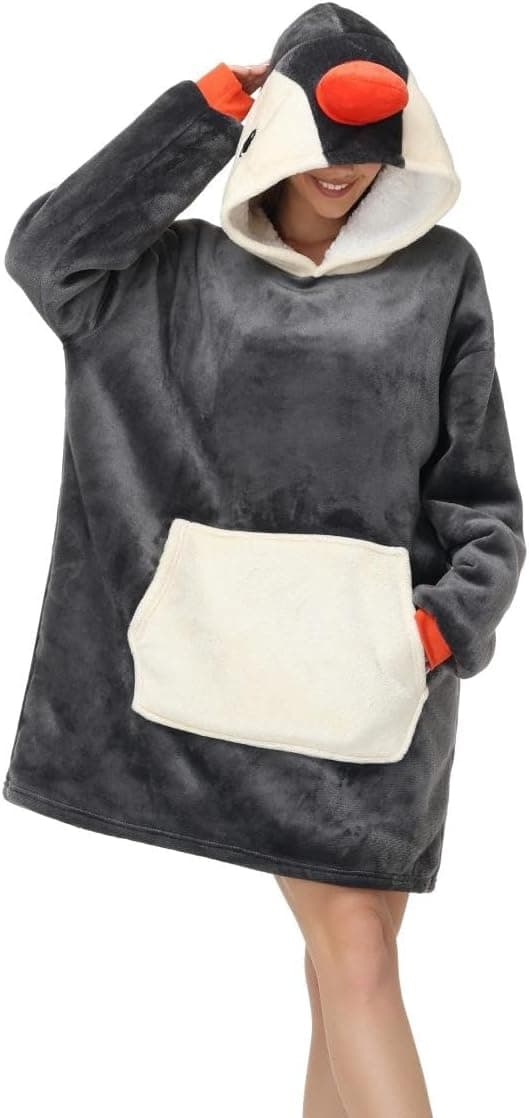 Thumbnail 5 de Sweat à capuche oversize Pullover couverture unisexe