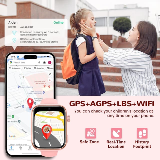 Thumbnail 1 de Montre connectée 4G Enfant Appels Vidéo 📱