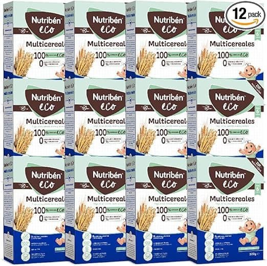 Detalle de Nutribén EcoPapilla Multicereales 🌾 3600g Sin Azúcar