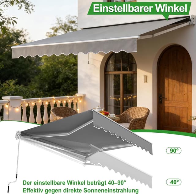 Thumbnail 3 de ACXIN Tenda da sole in alluminio 4 m x 3 m