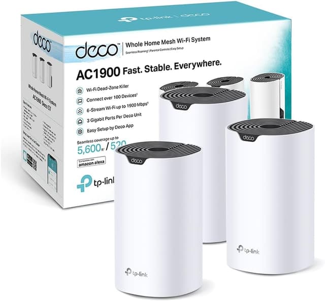 Imagen de TP-Link Deco S1900 Mesh WLAN 3er Pack en OfertitasTOP