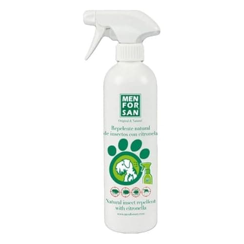Detalle 2 de MENFORSAN Repelente Natural de Insectos con citronela para perros (500 ml)