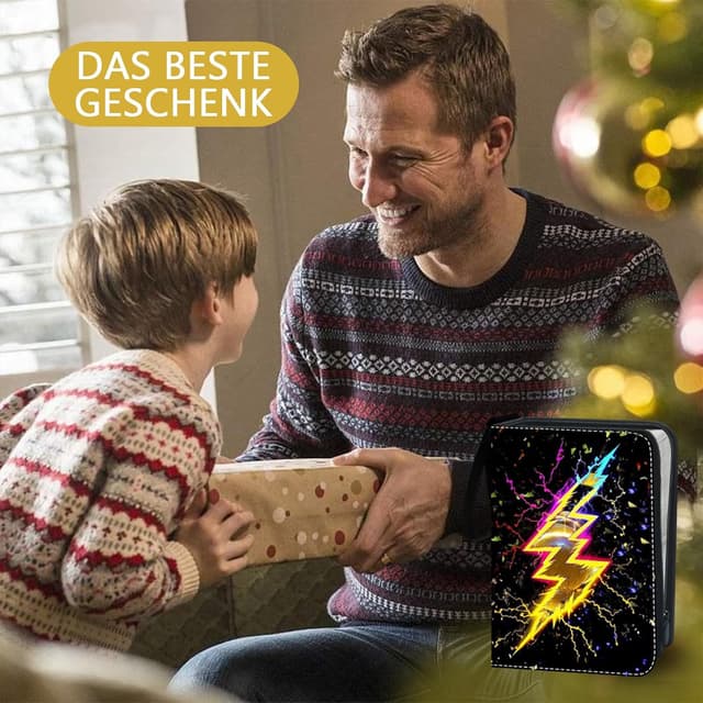 Thumbnail 6 de ShifenHong Sammelalbum groß für Sammelkarten mit Reißverschluss und 3-Ring-Mechanik