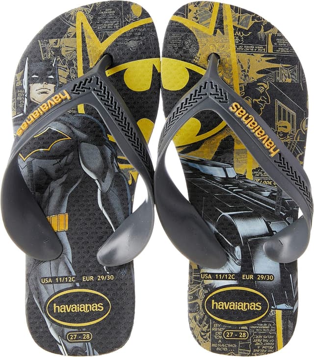 Thumbnail 6 de Havaianas Kids Max Herois infradito bambino e ragazzo grigio acciaio