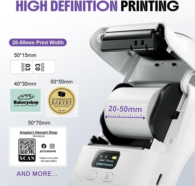 Thumbnail 6 de Phomemo M110 Etikettendrucker 3 Rollen