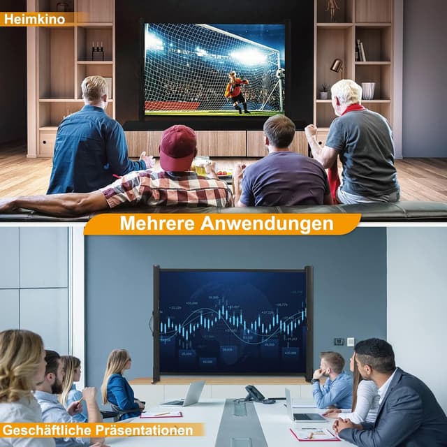 Detalle 2 de Pantalla portátil para proyector Bonipro 50" 📽️ Fácil montaje