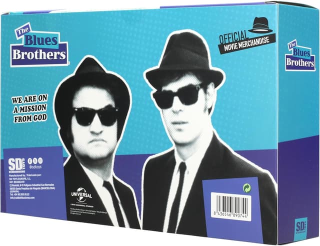 Thumbnail 6 de SD TOYS Blues Brothers Jake & Elwood Figure Set 18 cm