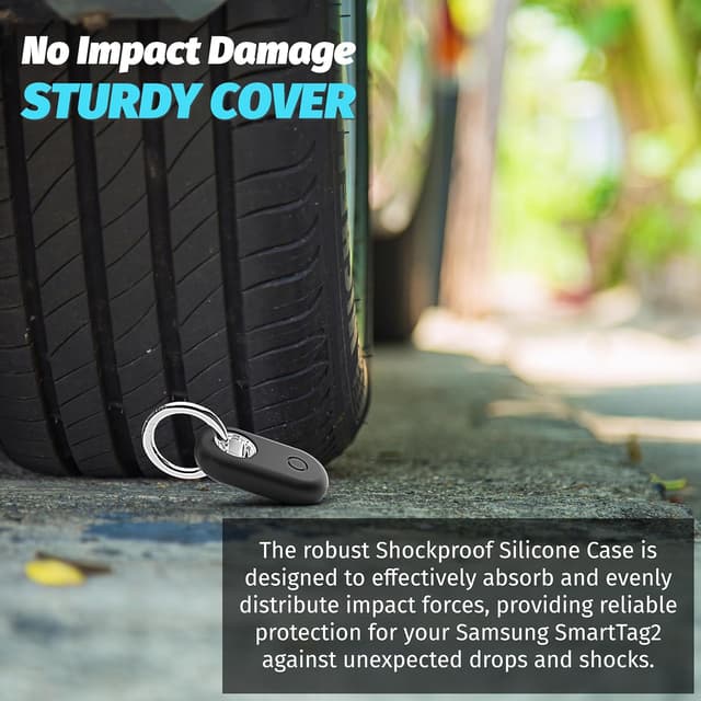 Detalle 1 de Samsung SmartTag 2 Holder Silicone Case, 4-pack