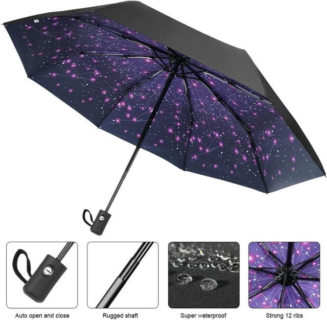 Thumbnail 3 de Aolso Parapluie de Voyage compact 28,7 cm