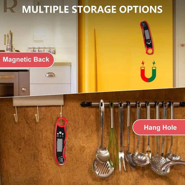 Thumbnail 5 de CIRYCASE Fleischthermometer Digital 102cm Sonde