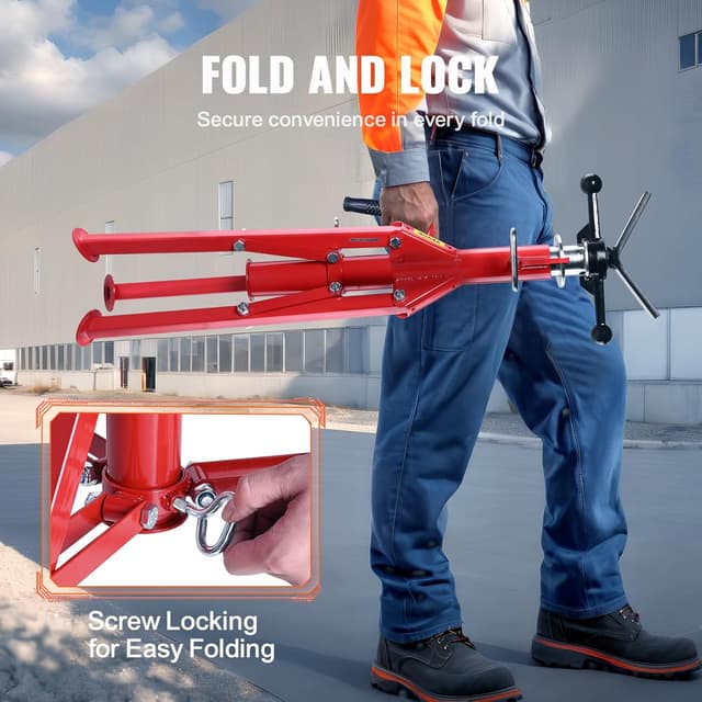 Thumbnail 5 de VEVOR V-Head Pipe Stand 2500 lbs Capacity