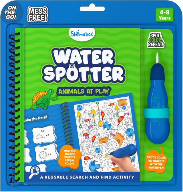 Detalle de Skillmatics Water Spotter Reusable Book
