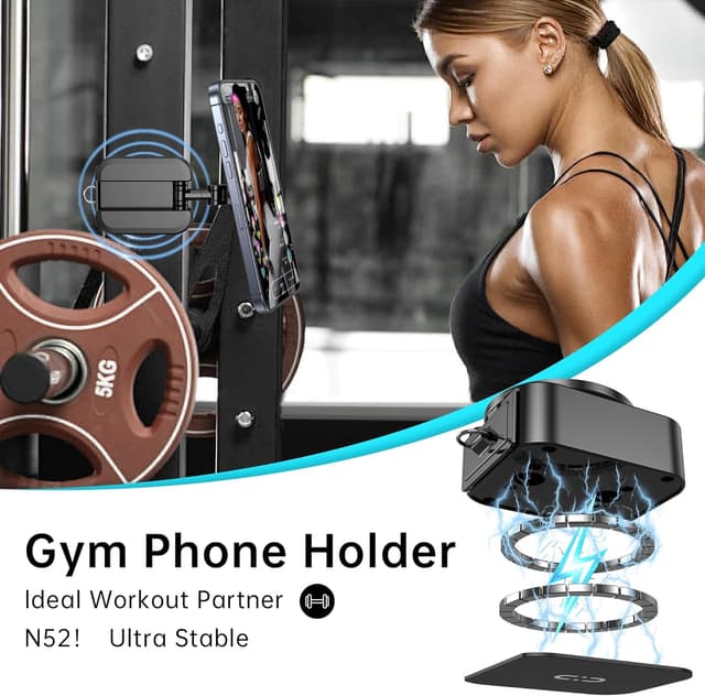 Detalle de AIRCADIA Handy Ständer für Flugzeug & Alltag – verstellbare Klemmhalterung mit 360°-Gelenk, MagSafe-kompatibel