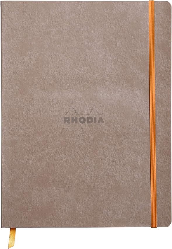 Imagen de RHODIA 117504C - Cuaderno Ligné Taupe con Marque-Page 📒 en OfertitasTOP