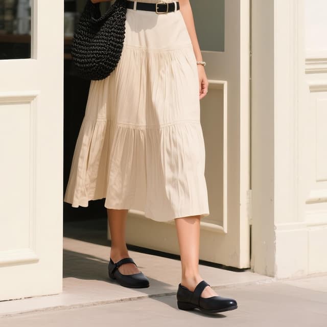 Thumbnail 6 de DREAM PAIRS Women's Ballet Mary Jane Flats ⚪