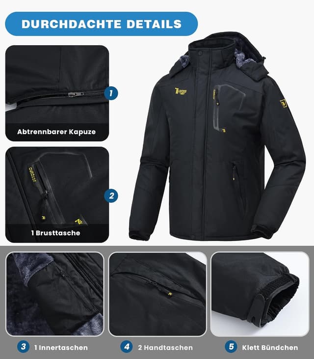 Thumbnail 5 de Rdruko Skijacke Herren Wasserdicht