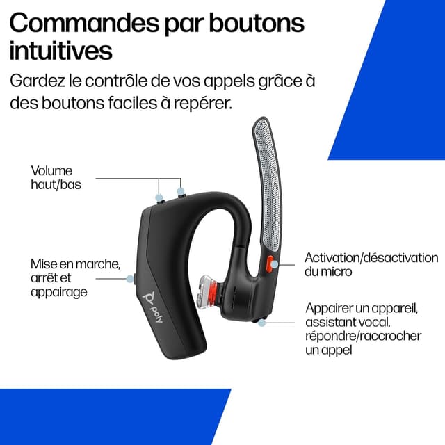 Thumbnail 6 de Poly Voyager Legend 30 casque Bluetooth